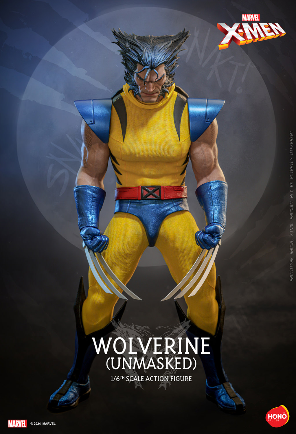 Wolverine (Unmasked) Sixth Scale Figure